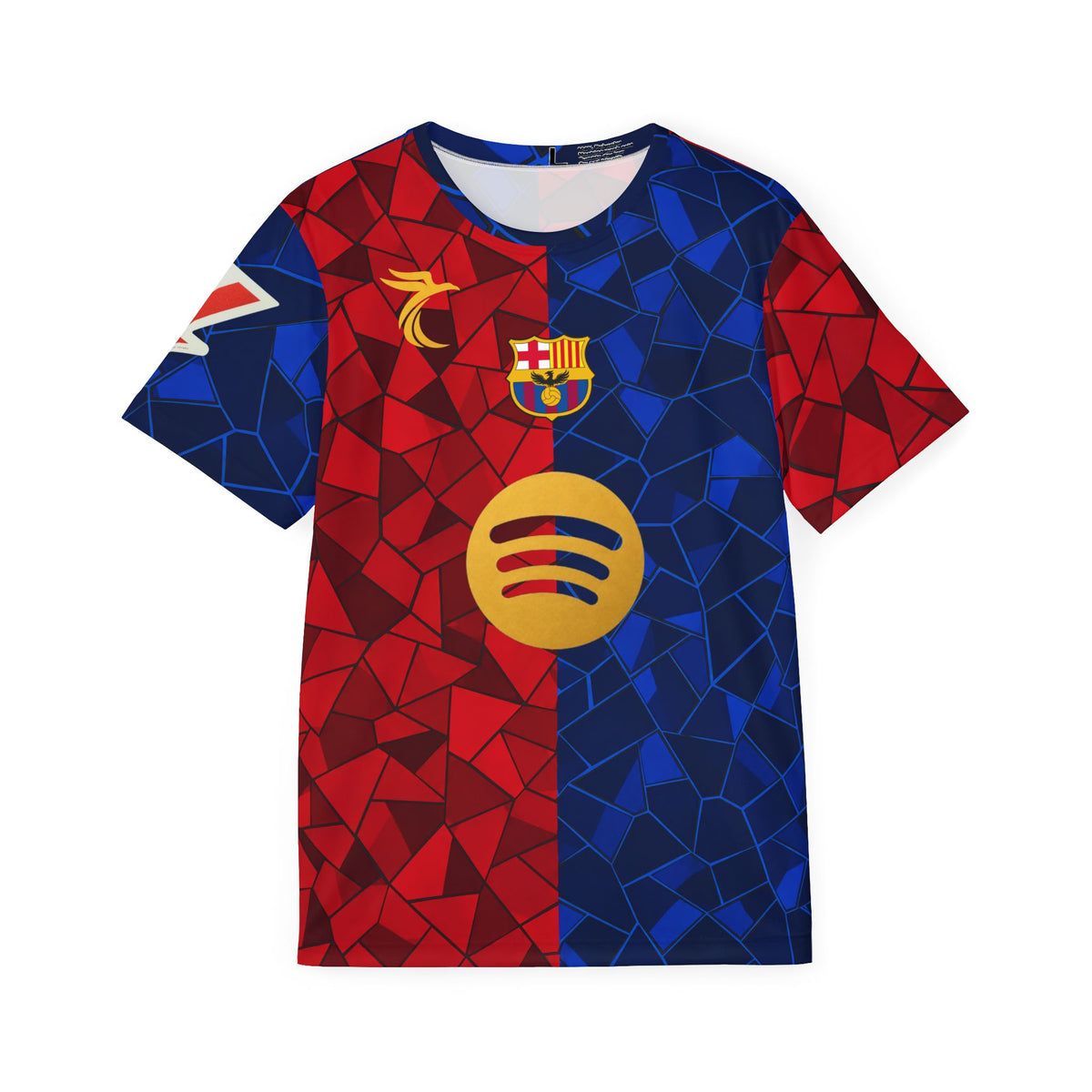 FC Barcelona Mosaic Lewandowski #9 Men's Sports Jersey