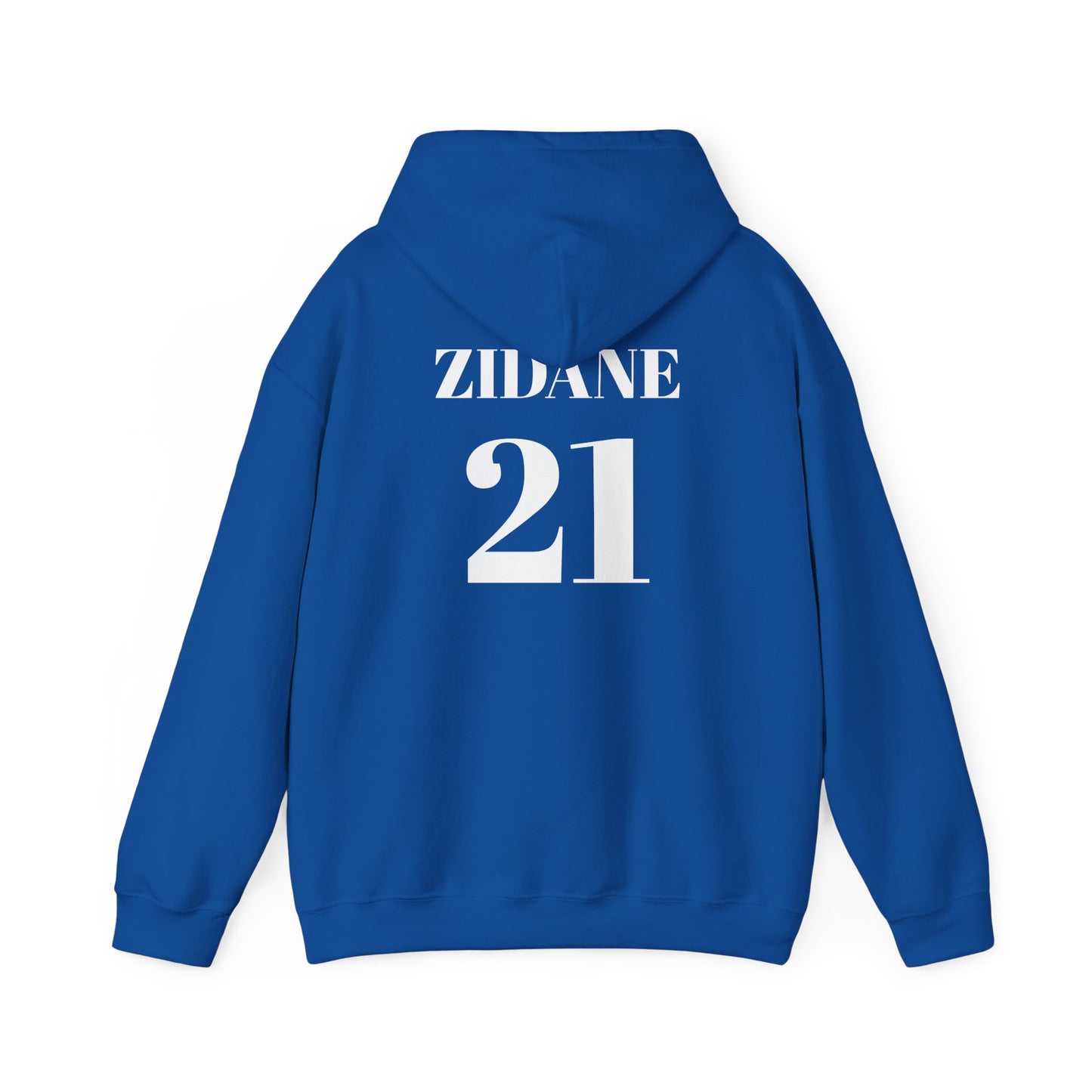 2000 Juventus 21 Zidane Casual Graphic Hoodie for Sport Fans image 1