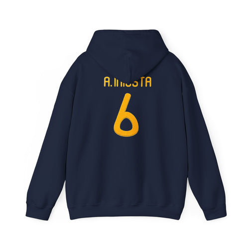 Andres Iniesta #6 2010 World Cup Final Hoodie