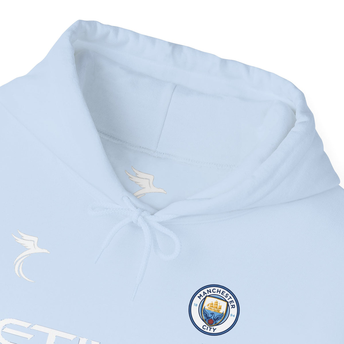 Manchester City 'ENZO 17' Pullover Hoodie – Sky Blue Football Fan Sweatshirt