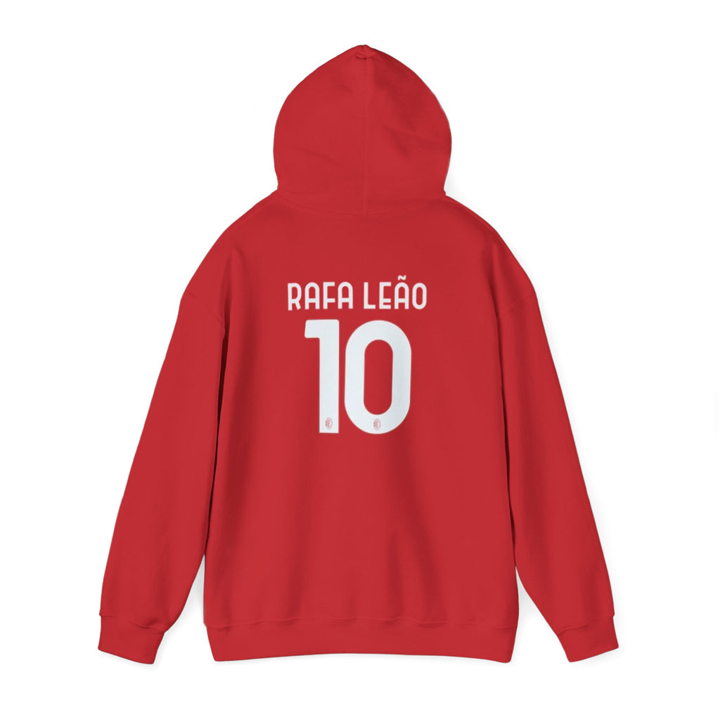 Rafa Leão #10 Football Hoodie – AC Milan Soccer Jersey Style Sweatshirt