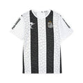 Neymar Jr. #10 Black & White Striped Soccer Jersey