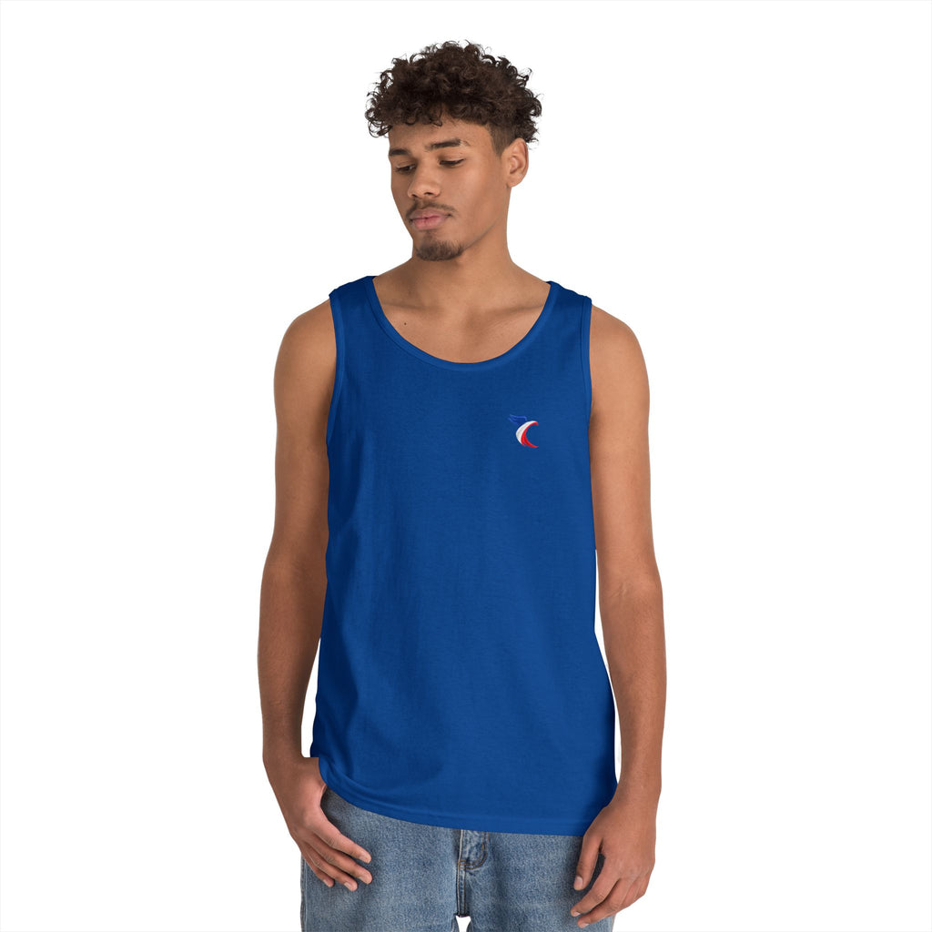 France Rooster Tank Top — French Tricolor Coq Graphic