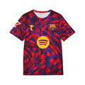 Men's Soccer Jersey – Red & Blue Swirl Custom Number 27