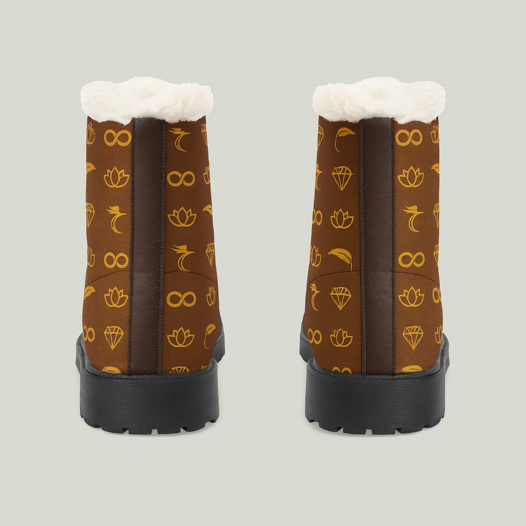 Men's Fur-Lined Leather Boots — Insulated Winter & Snow Footwear image 1