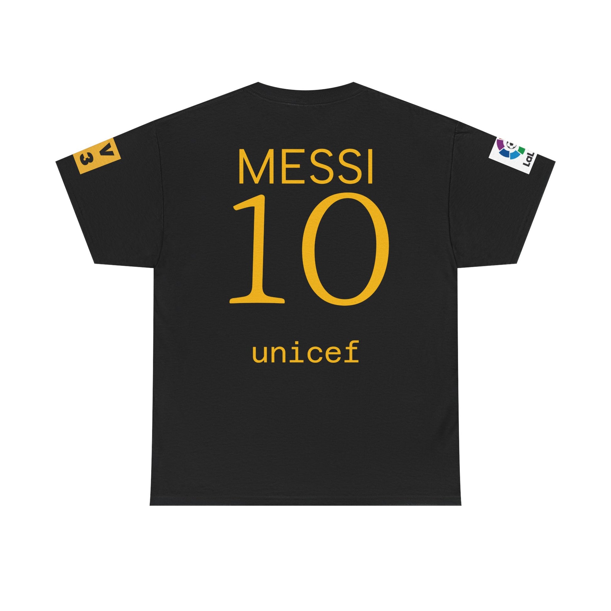 2012 Messi Barcelona Heavy Cotton Tee with Qatar Foundation  image 1