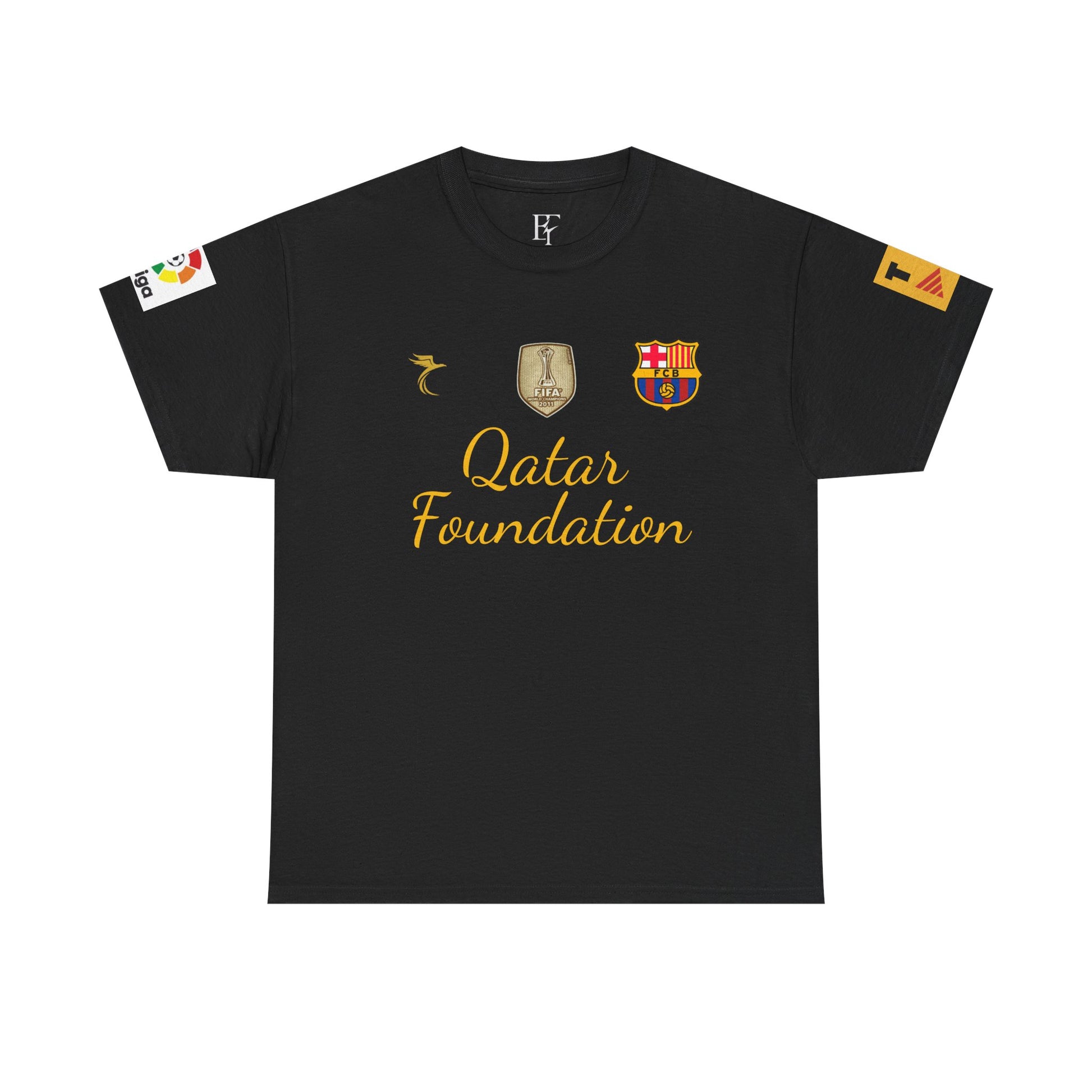 2012 Messi Barcelona Heavy Cotton Tee with Qatar Foundation  image 0