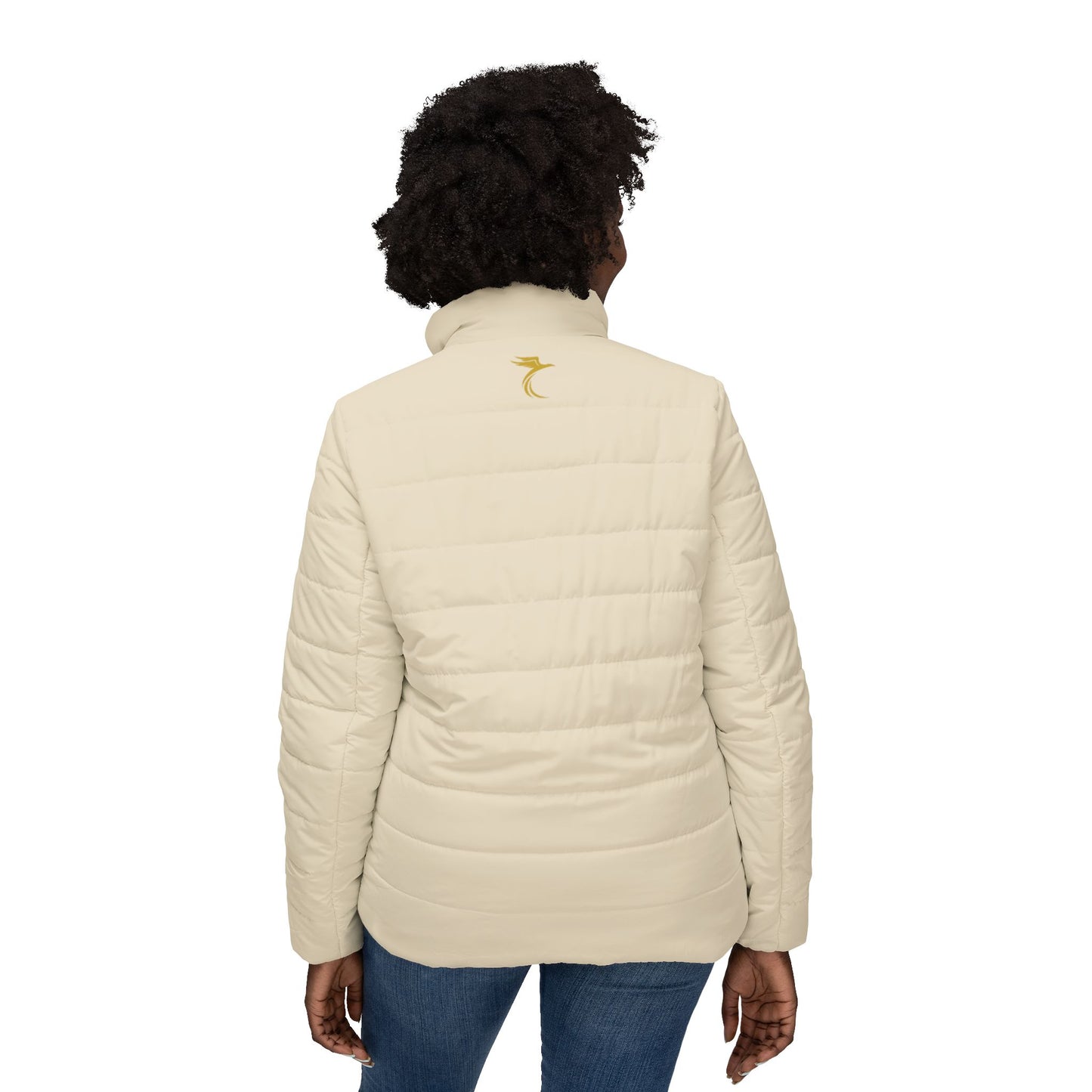 Chic Women’s AOP Puffer Jacket for Cozy Style image 3