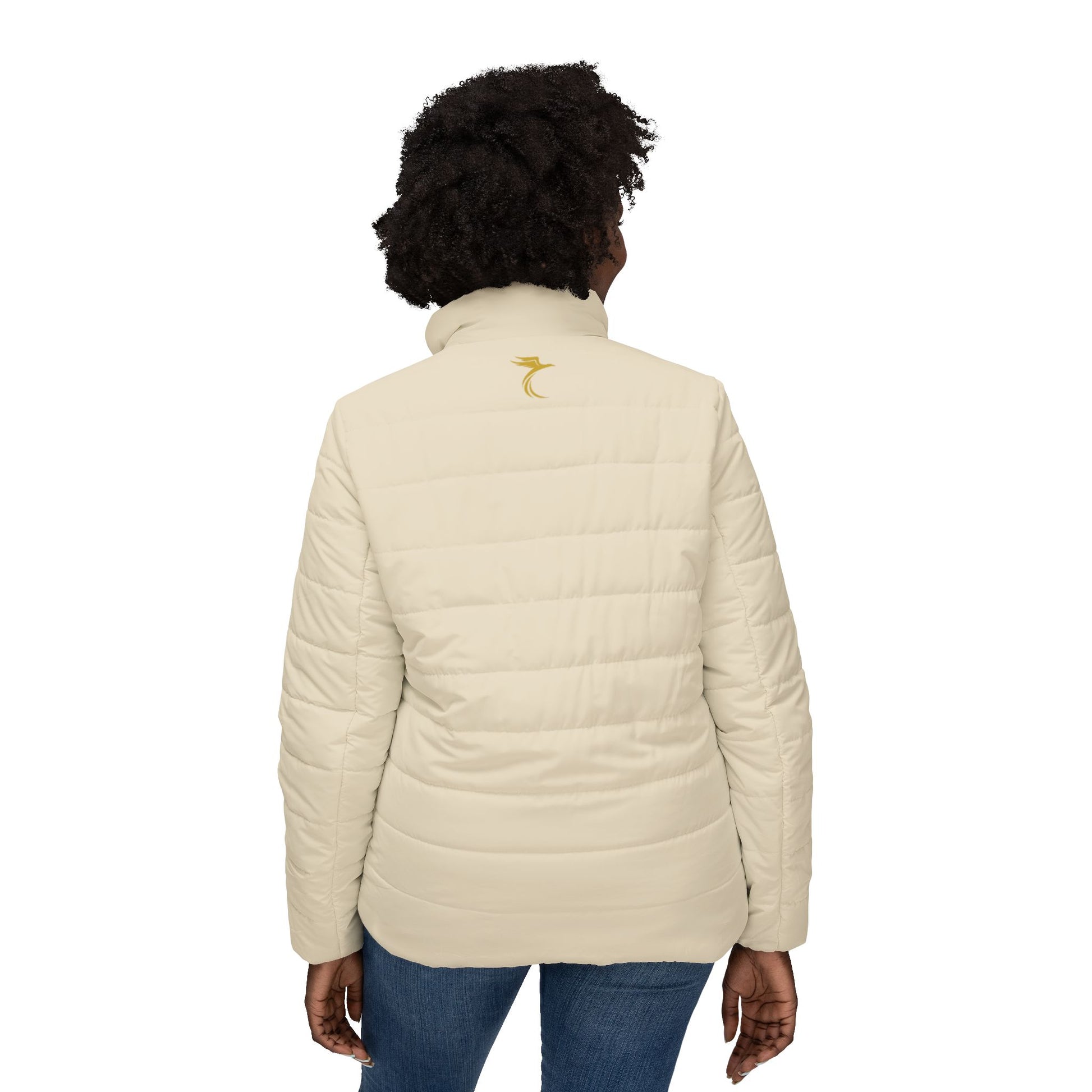 Chic Women’s AOP Puffer Jacket for Cozy Style image 3