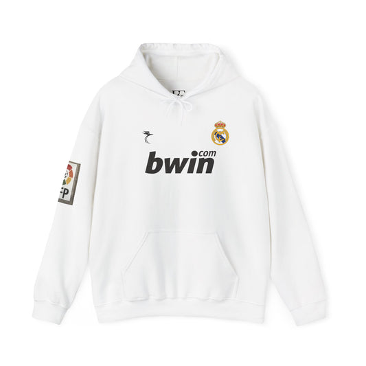 Real Madrid CR7 Fan Hoodie, Unisex Sports Sweatshirt, Cozy Athletic Apparel image 0