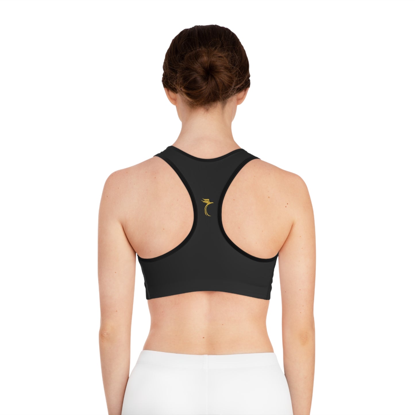 Stylish Sports Bra with Elegant Logo image 7
